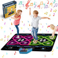 Premium Double LED Dance Pad Rhythm Game Mat 105x90cm with Music and Lights