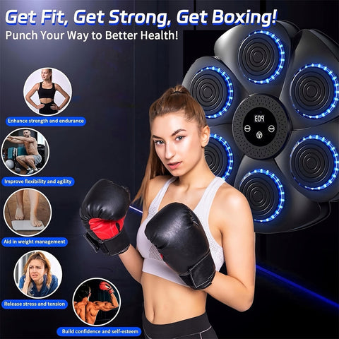 Intelligent Music Boxing Machine with Gloves - SuperSaverAU - view 1