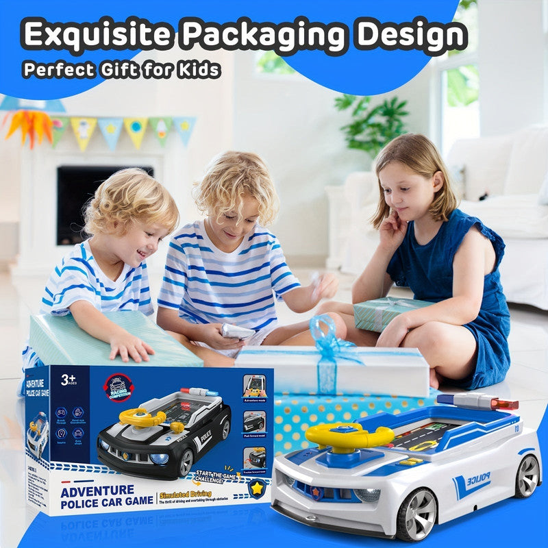 Premium Kids Car Play Suction Racing Game Console USB Charging with Lights Music