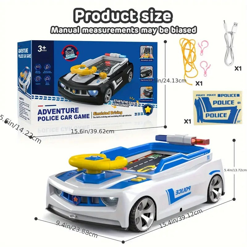 Premium Kids Car Play Suction Racing Game Console USB Charging with Lights Music