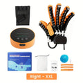 Auto Hand Training Robot Glove XXL Right Hand Black Orange Rehabilitation Aid