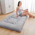 Foldable Tatami Floor Futon Mattress Pad Grey 100x200cm