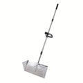 Premium Adjustable Metal Beach Sifter Rake – Silver Sand Scoop Tool