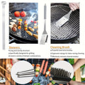 Premium 17 Piece Stainless Steel BBQ Grill Accessories Set