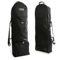 Premium Black Golf Travel Bag with Wheels - 128cm