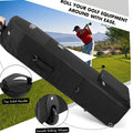 Premium Black Golf Travel Bag with Wheels - 128cm