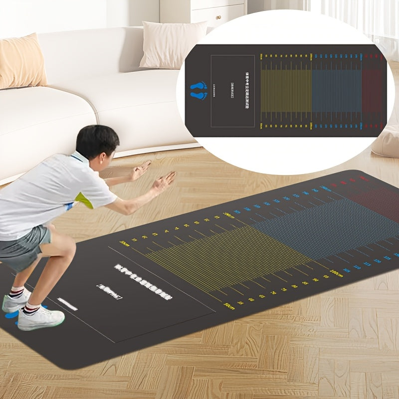 Premium Jumping Test Fitness Mat with Measurement Guide - 300 x 50cm