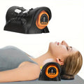Black Electric Neck and Shoulder Massager with Heat USB Rechargeable Design
