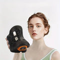 Black Electric Neck and Shoulder Massager with Heat USB Rechargeable Design