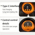 Black Electric Neck and Shoulder Massager with Heat USB Rechargeable Design