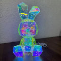Premium Rabbit LED Bunny Lamp – Blue USB & Battery Powered