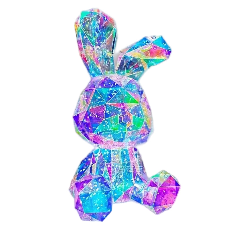 Premium Rabbit LED Bunny Lamp – Blue USB & Battery Powered