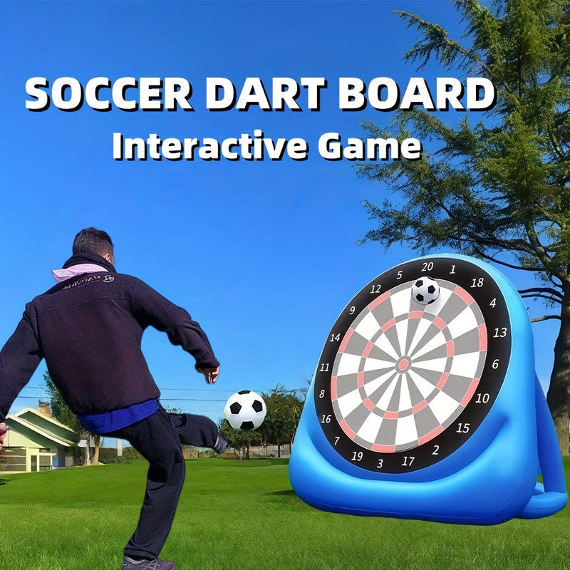 Premium Inflatable Dart Board Game with 2 Soccer Balls