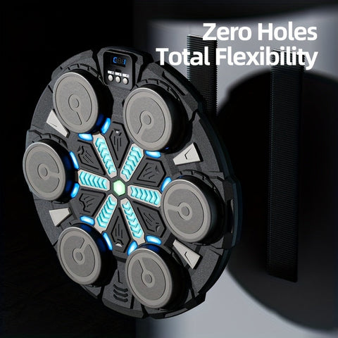 Premium Black Wall-Mounted Music Boxing Machine with Lights