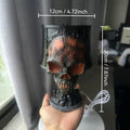 Premium Lava Skull Lamp – USB Halloween Night Light 20cm