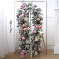 Artificial Christmas Wreath Pink Garland - SuperSaverAU - view 2