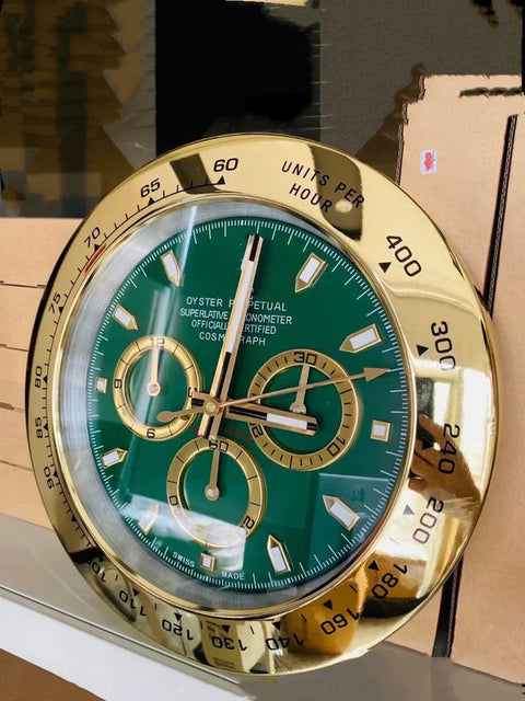Premium Watch-Style Wall Clock – 14 Inch Silent Movement with Luminous Display
