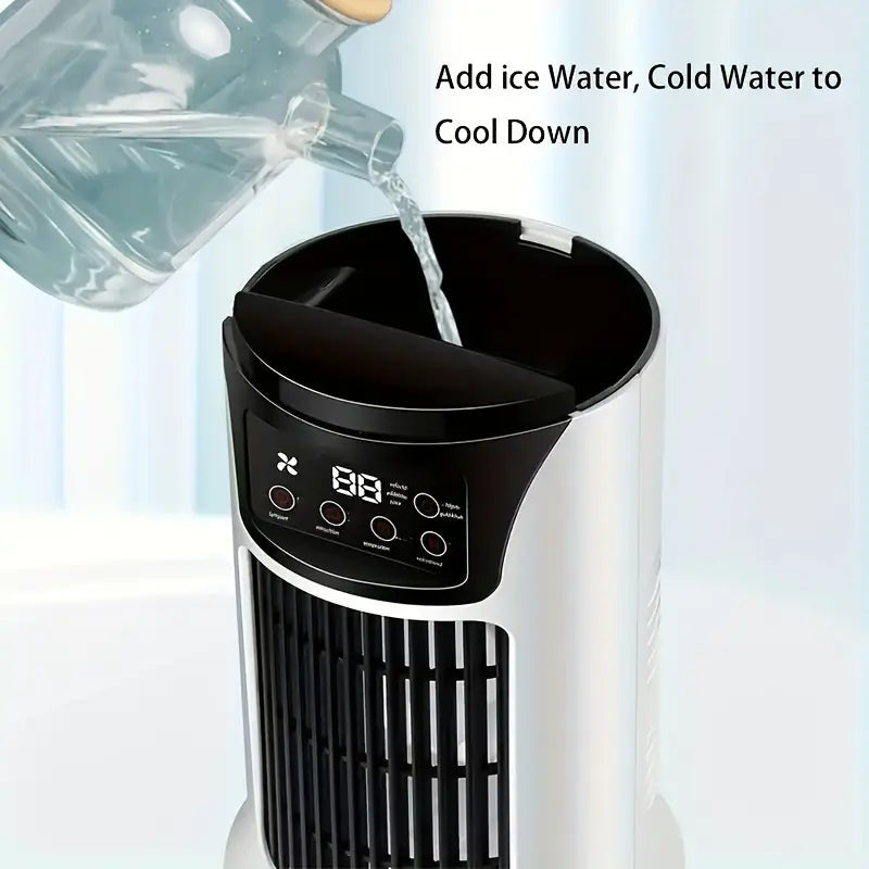 Premium Portable Smart USB Air Cooler with 7 LED Mood Lights
