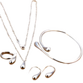 Women's Silver Needle Jewelry Set (4 pcs) - SuperSaverAU - view 1