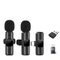 Wireless Lavalier Microphone for iPhone Android Live Recording - SuperSaverAU - view 1