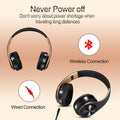 Wireless Bluetooth Headphones Gold - SuperSaverAU - view 2