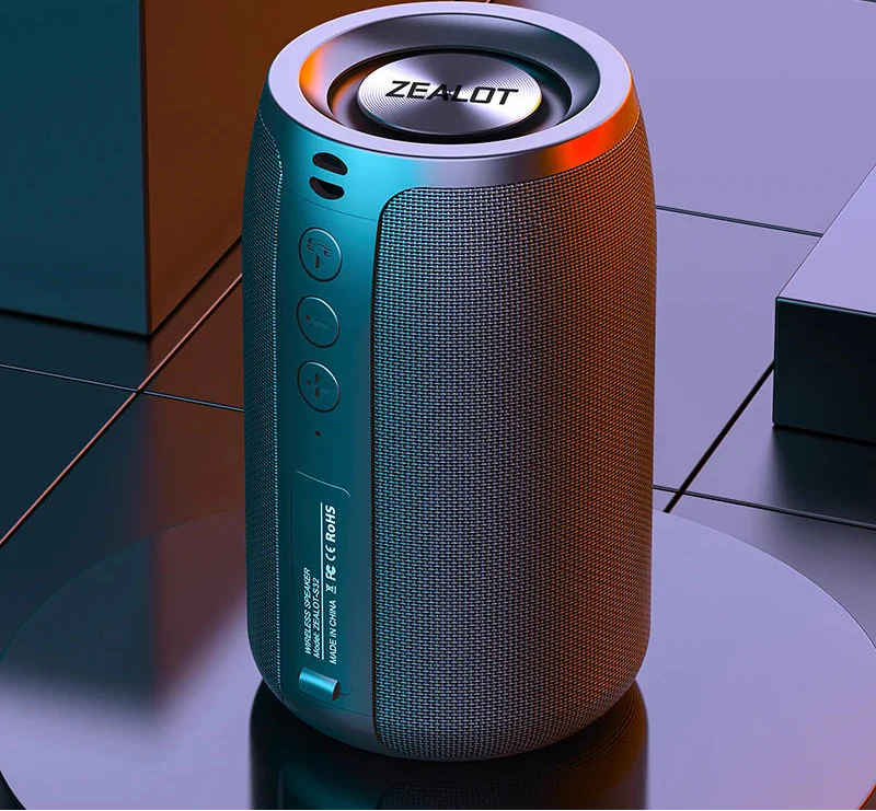 Premium Black Mini Portable Bluetooth Speaker 5W Waterproof 2000mAh