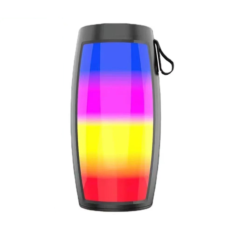Premium Black LED Light Bluetooth Speaker with Powerful Bass