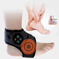 Black Electric Foot and Ankle Massager 2 Pieces with Heat LCD and USB Charging