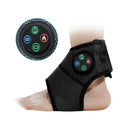 Black Electric Foot and Ankle Massager 2 Pieces with Heat LCD and USB Charging