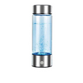 Premium Portable Hydrogen Water Bottle – Silver 420ml, USB Rechargeable