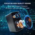 Premium Black 3 Way Waterproof Wall Mount Speakers 200W Pair