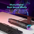 Premium Black Bluetooth RGB Computer Light Speaker Soundbar