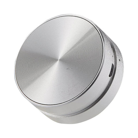 Premium Silver Bone Conduction Bluetooth Speaker with FM Radio