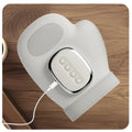 Grey Electric Hand Massager with Air Compression Heat Therapy 5 Intensity Levels
