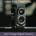 Mini Retro Digital Camera Black - SuperSaverAU - view 3
