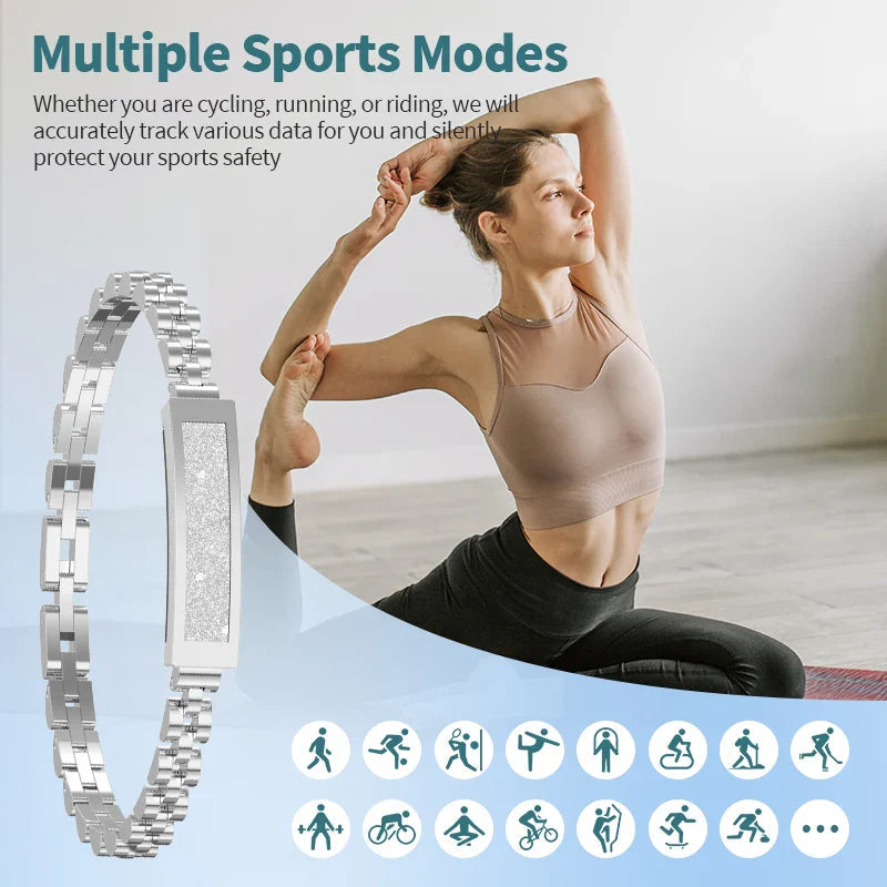 No-Screen Smart Watch Silver - SuperSaverAU - view 6