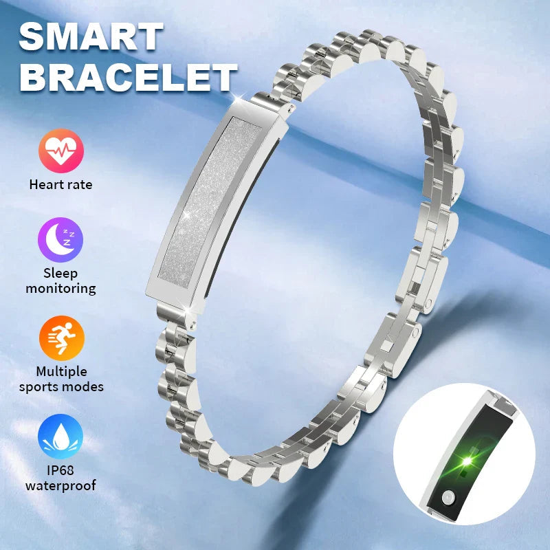No-Screen Smart Watch Silver - SuperSaverAU - view 7