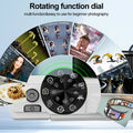 Premium White 4K Digital Camera with 3 Inch Flip Screen WiFi 32GB Card