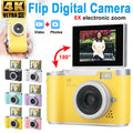 Premium Yellow UHD 48MP 4K Digital Camera with Flip Screen and 32GB Card