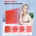 LED Red Light Therapy Panel Lamp with 225 LEDs for Face Skin and Wellness Care