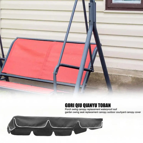 Premium Outdoor Swing Chair Canopy – Grey 190.5 x 132.08cm Replacement Cover