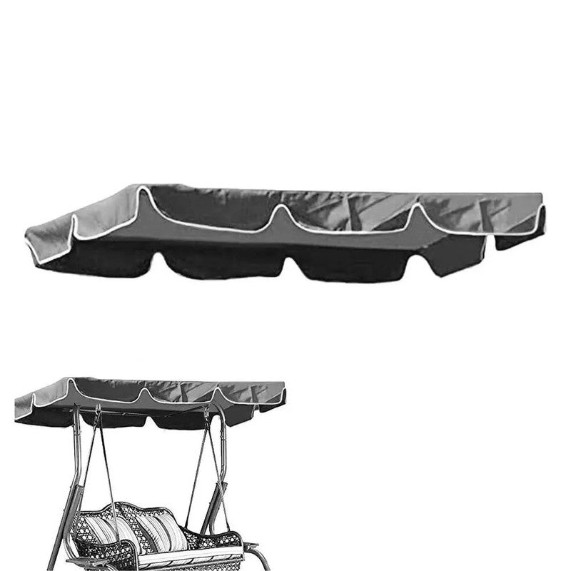 Premium Outdoor Swing Chair Canopy – Grey 190.5 x 132.08cm Replacement Cover