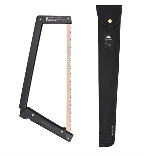 Premium Folding Camping Saw with Hardened Steel Blade & Storage Bag
