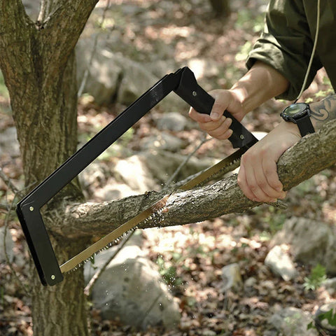 Premium Folding Camping Saw with Hardened Steel Blade