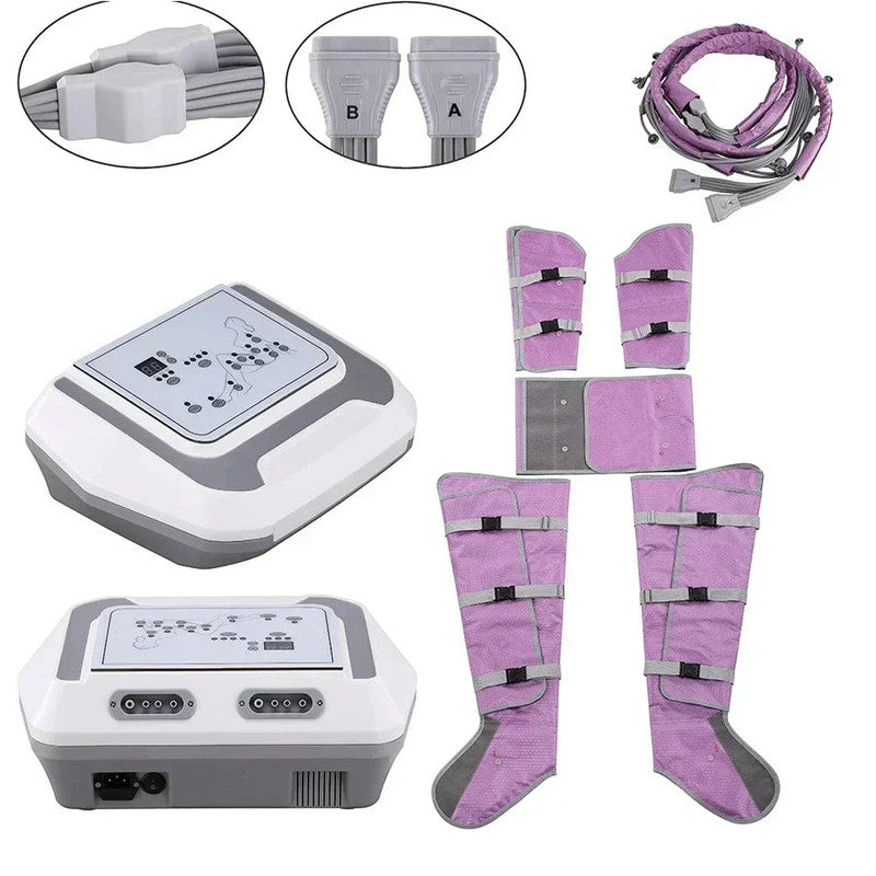 NNEOBA Professional Pressotherapy Air Compression Massage Machine for Arms Legs and Feet