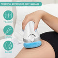 White Handheld Electric Body Sculpting Massager Plug-In Full Body Toning Tool
