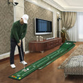 Premium Portable Golf Putting Training Mat with Alignment Guides - 8ft