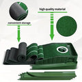Premium Portable Golf Putting Training Mat with Alignment Guides - 8ft