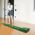 Premium Portable Golf Putting Training Mat with Alignment Guides - 8ft