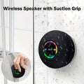 Premium Black Portable Wireless Speaker with Suction Cup USB-C Charging